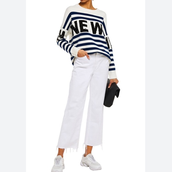 Maje Sweaters - NWT Maje Mystica Striped & Sequined Sweater